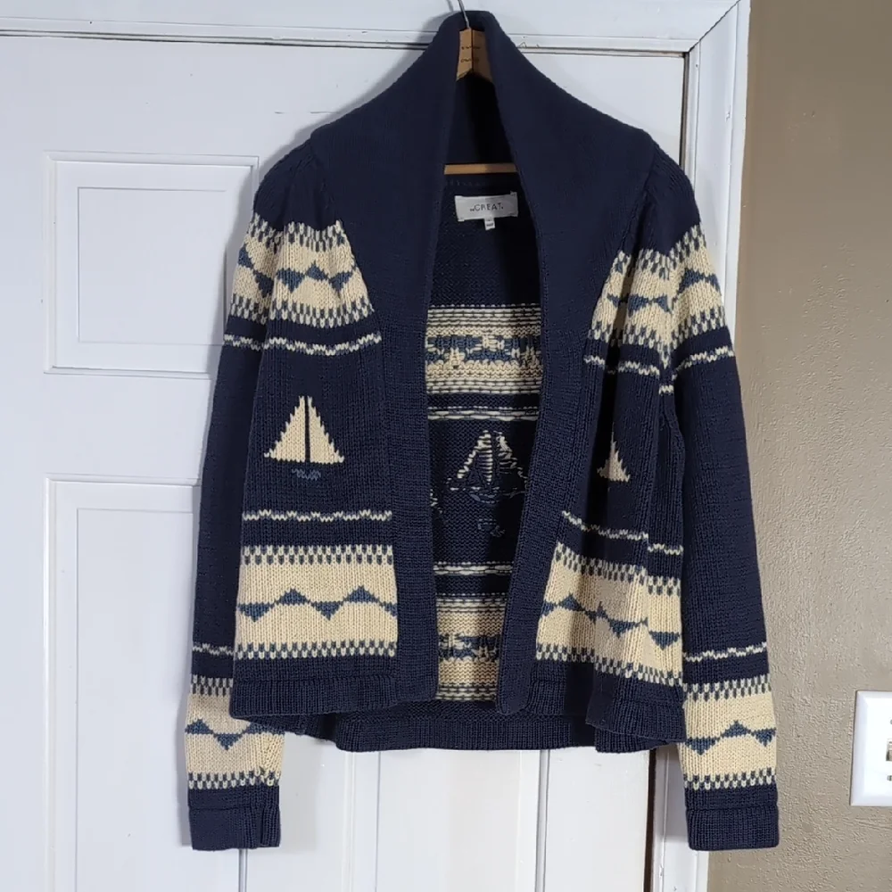 The Great Lodge Cardigan Sailboat 3 Large - Picture 6 of 12